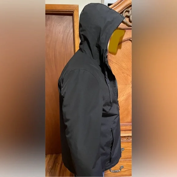 SOLD Calvin Klein Black Hooded Jacket - Picture 3 of 12